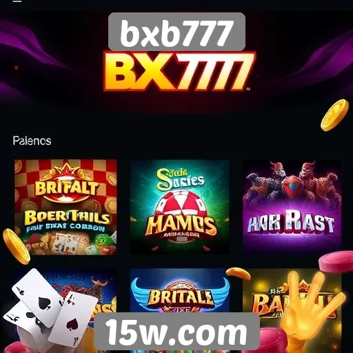 Principais jogos disponíveis na plataforma bxb777